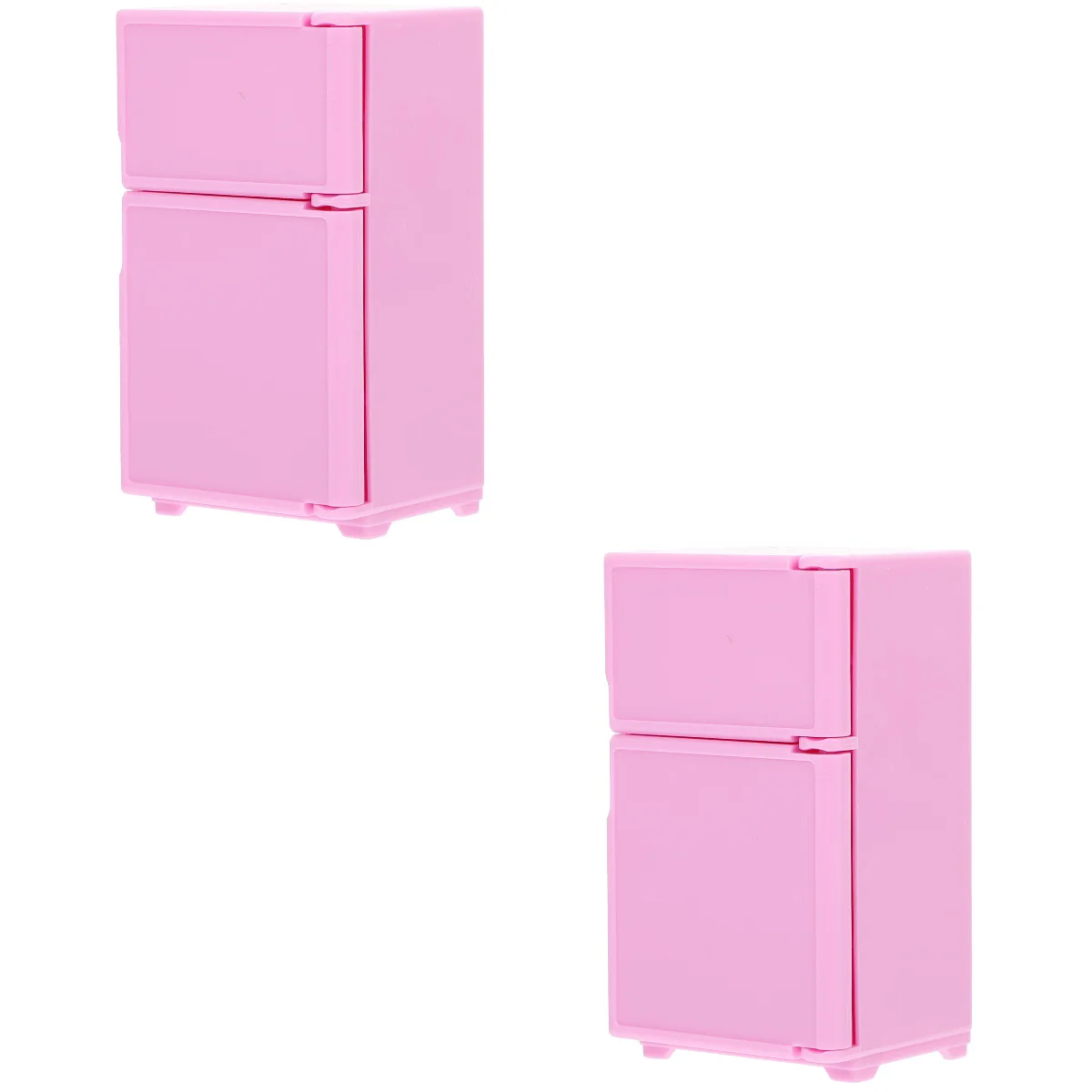 

Mini Fridge House Kictken Supply Refrigerator Decorations Plastic Model Furniture Tiny Delicate Decorative