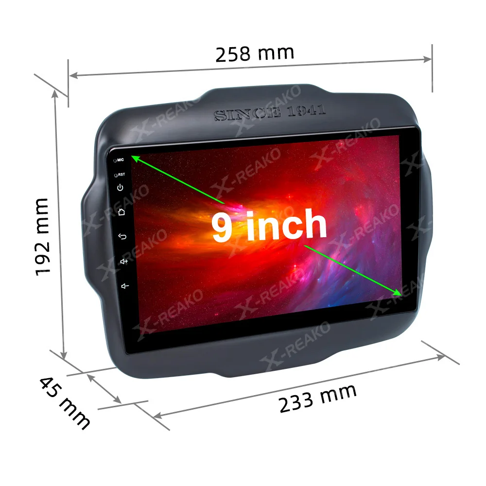 Магнитола автомобильная, 2DIN, Android 13, для Jeep Renegade 2016-2020, мультимедийный видеоплеер, навигация, GPS, беспроводная, Carplay Auto (art.: 3920c8bdd06bb) - 3920c8bdd06bb