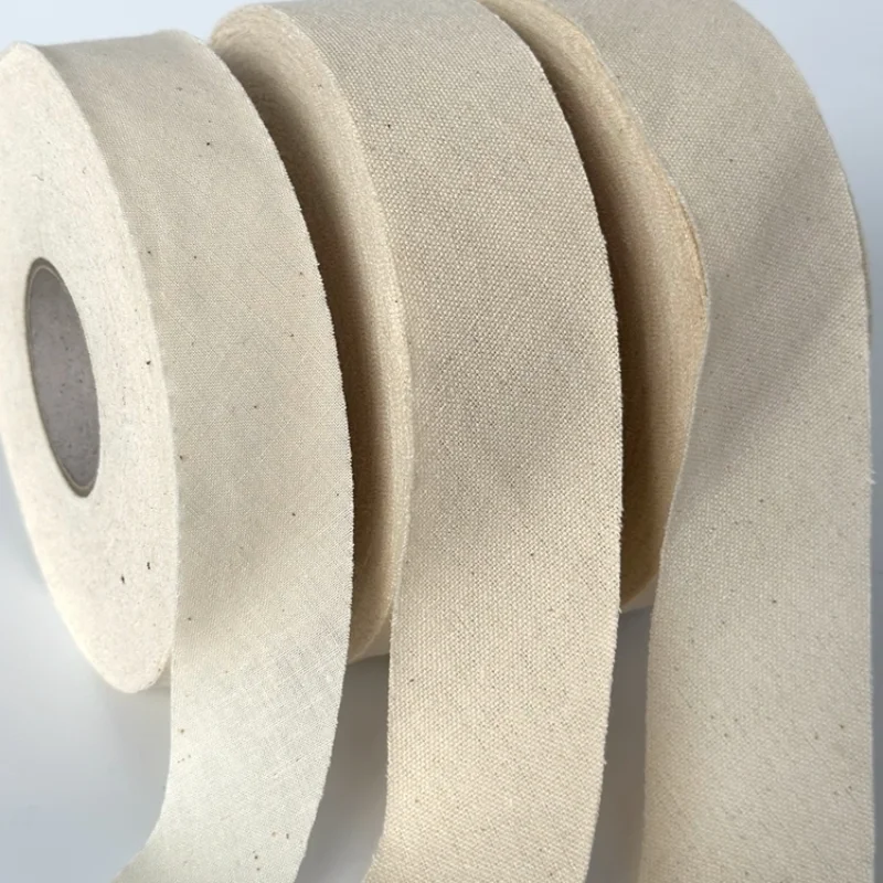 Лента из натурального хлопка 3 см 50 метров