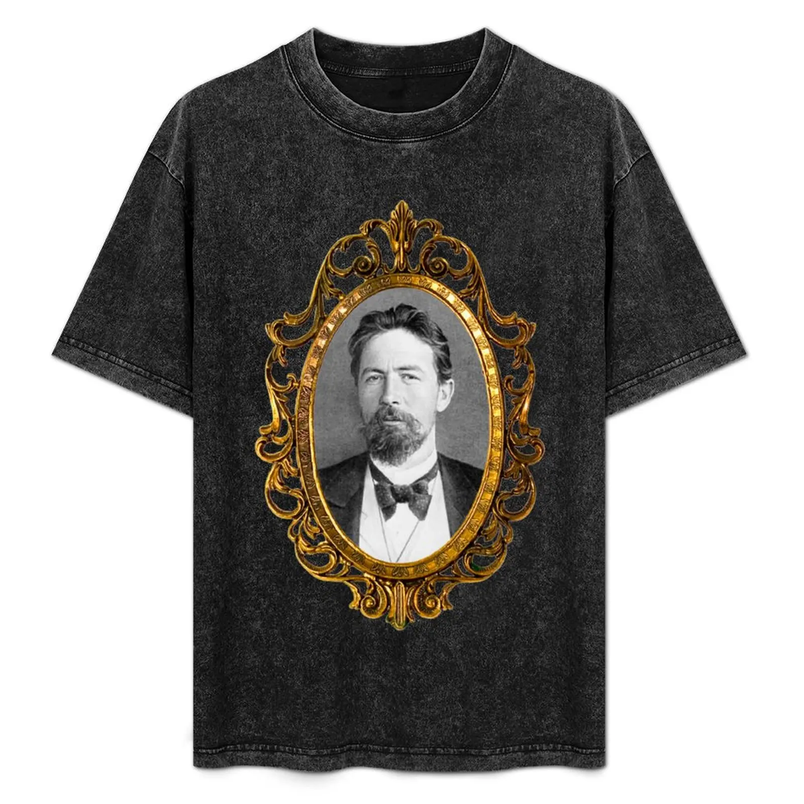 Футболка Антон Чехов милые топы одежда на день Святого Валентина забавные