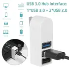 Высокоскоростной Разветвитель USB 20222,0, разветвитель с 3 портами, расширитель с несколькими USB-портами, компьютерные аксессуары для ноутбуков и ПК, новинка 3,0