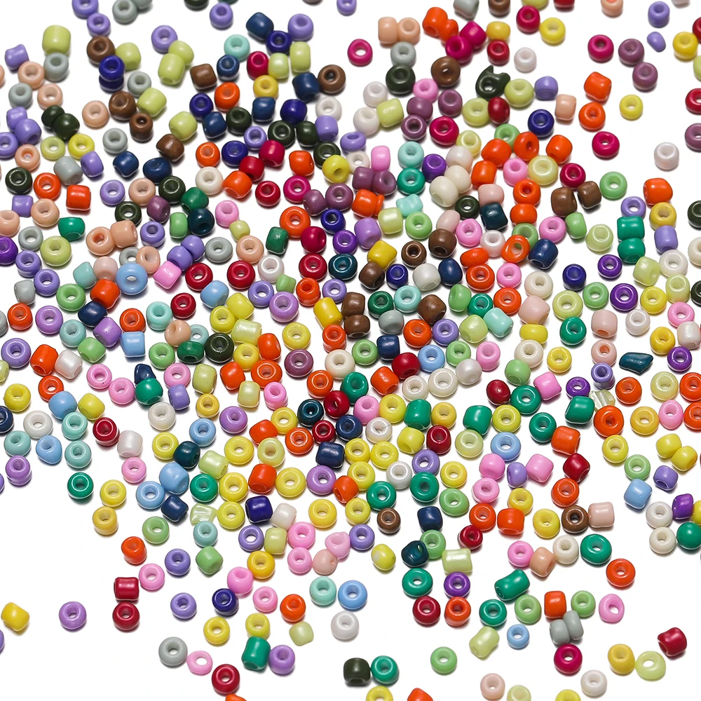 1000 шт./партия стеклянные бусины 2 мм