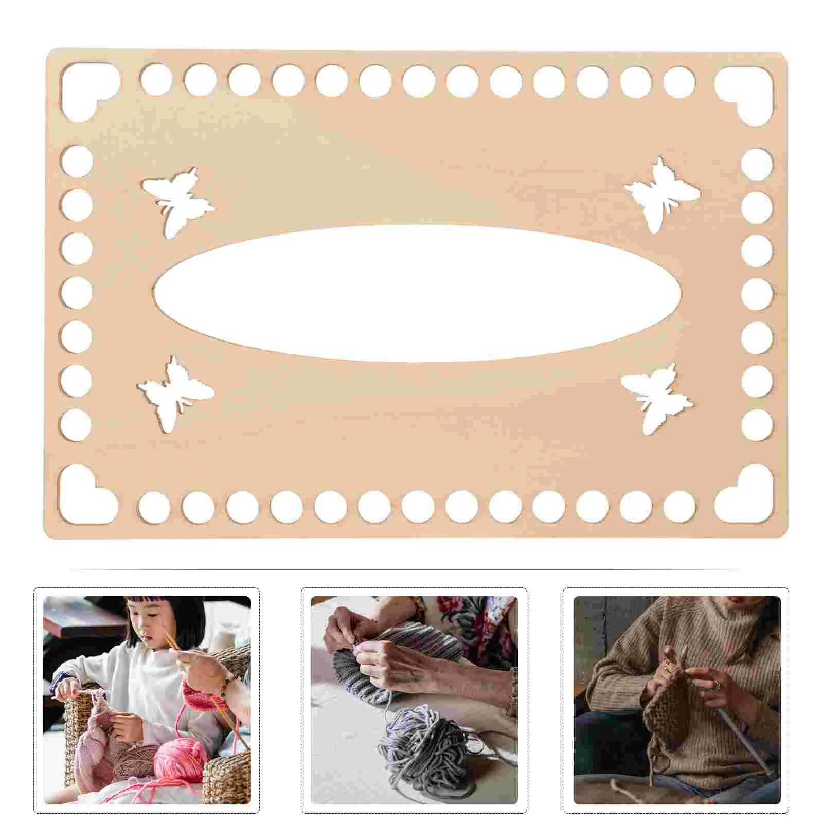 2 шт. деревянная основа корзины для вязания крючком корзина нижняя сделай сам