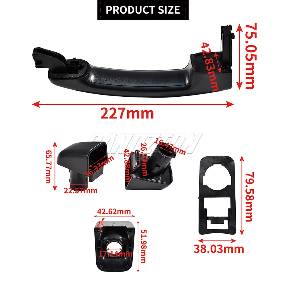 

Левая и правая дверная ручка и опора для Renault Master 3 Vauxhall Movano MK2 806073022R 806067794R 806075963R 806079208R 806069981R