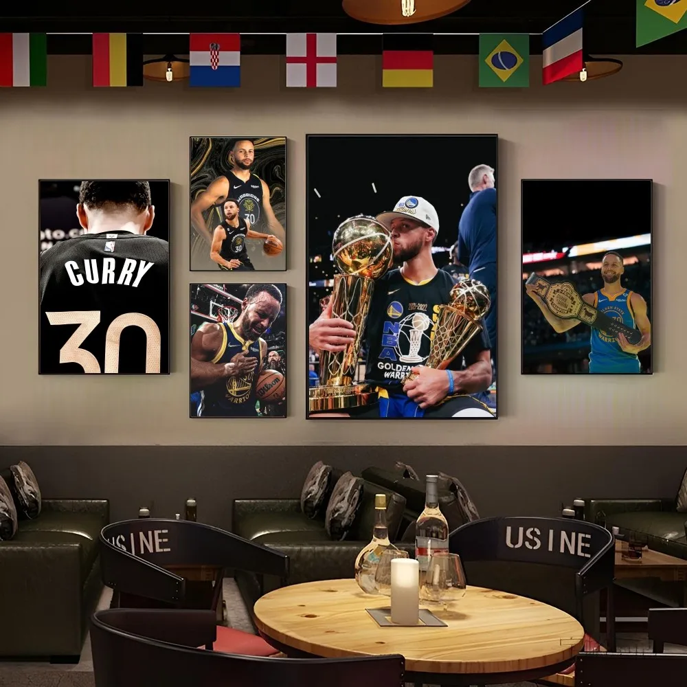 1 шт. плакат Стивена карри самоклеящаяся искусство Настенный декор для кофейни