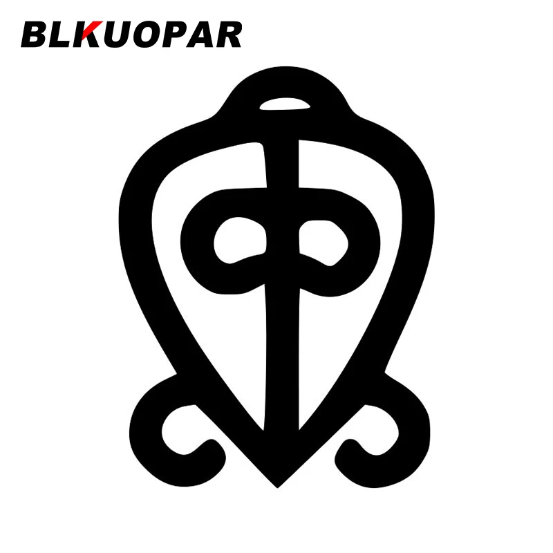 

BLKUOPAR наклейка на автомобиль с африканскими символами оригинальная Солнцезащитная Водонепроницаемая наклейка забавная креативная устойчи...