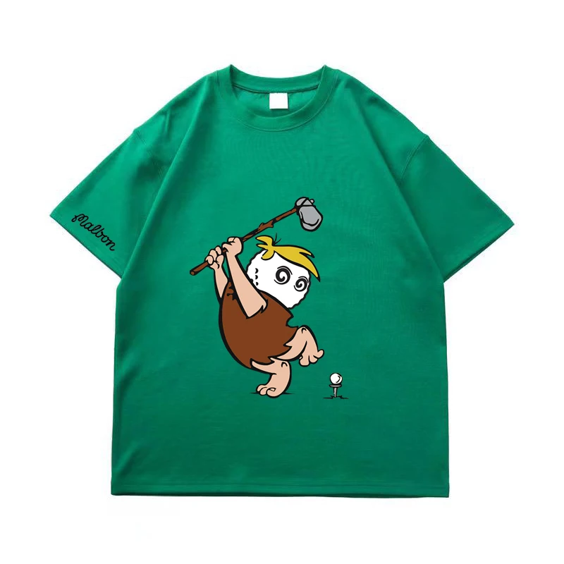 

Malbon Golf T-Shirt Men Women 2023 Summer Cotton Golf Top Malbon Golf Bucket Hat Short Sleeve Fashion Couple Loose Golf Clothing