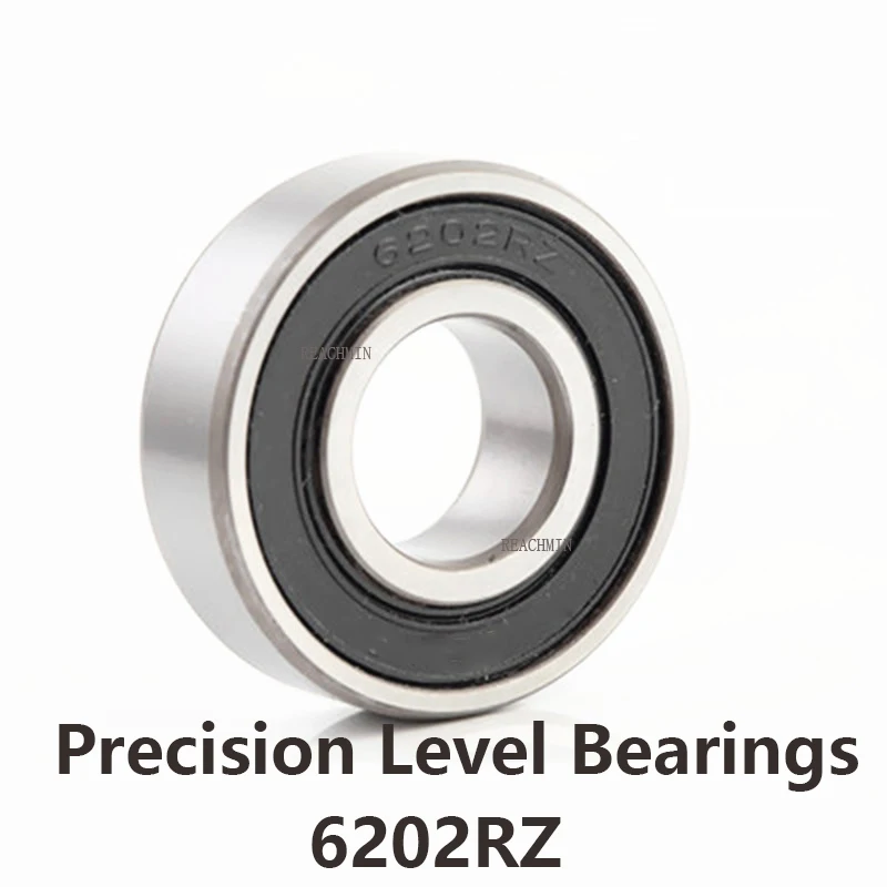 

2pcs/lot 6202RZ Precision Level Deep Groove Ball Bearing 6202-RZ 6202RZ 15*35*11mm 15*35*11
