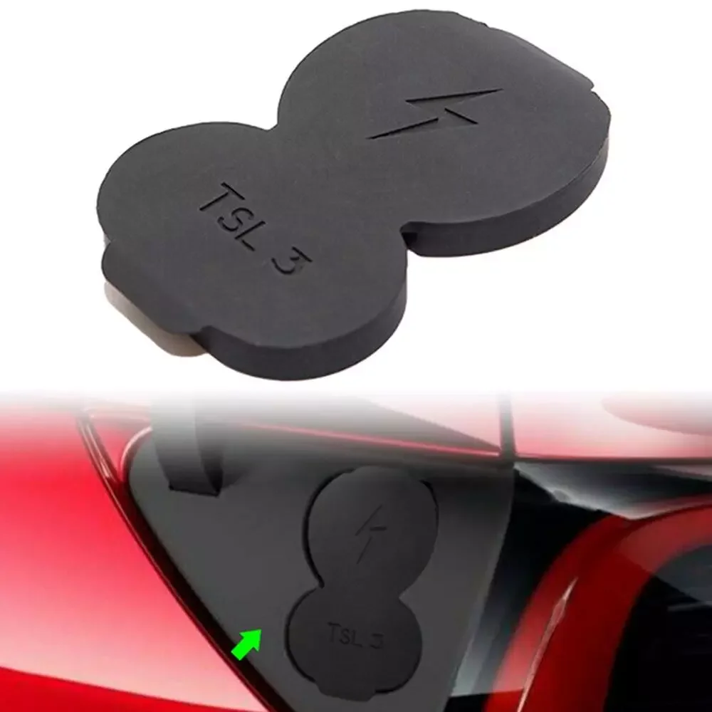 

1pc Car Charger Cap Cover for Tesla Model 3 CCS EU Waterproof Anti-Dust Silicone Charging Port Protective Cover Car Accessories