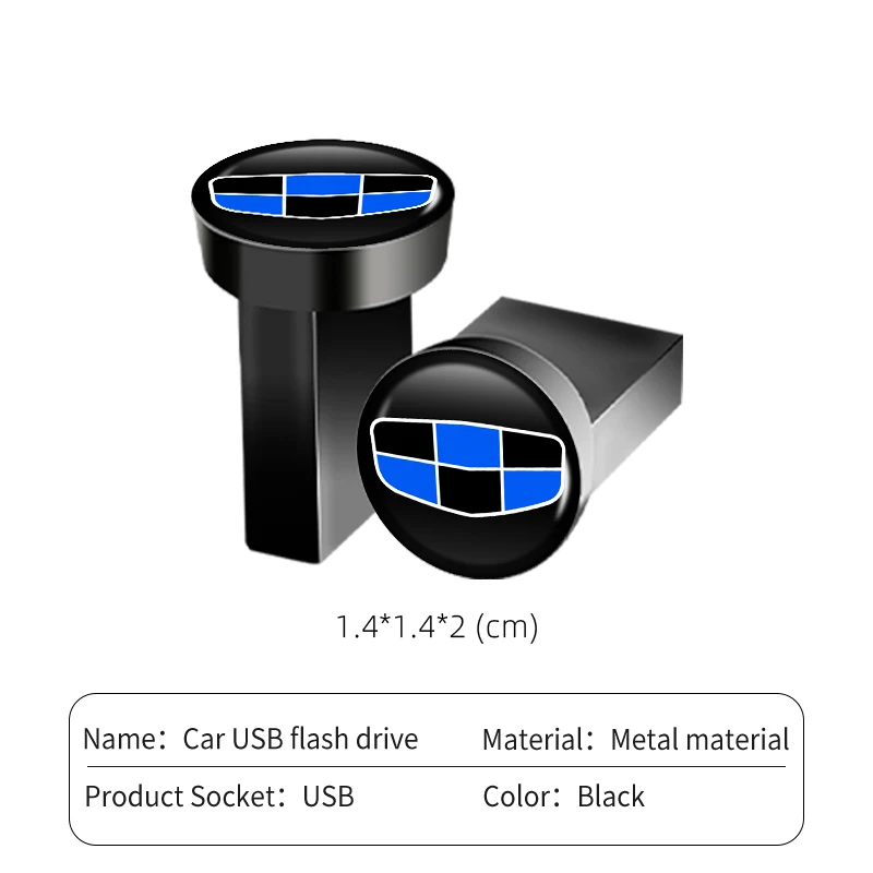 Автомобильный USB-накопитель 16 ГБ 32 64 устройство памяти для Geely Atlas SUV Boyue Borui Coolray