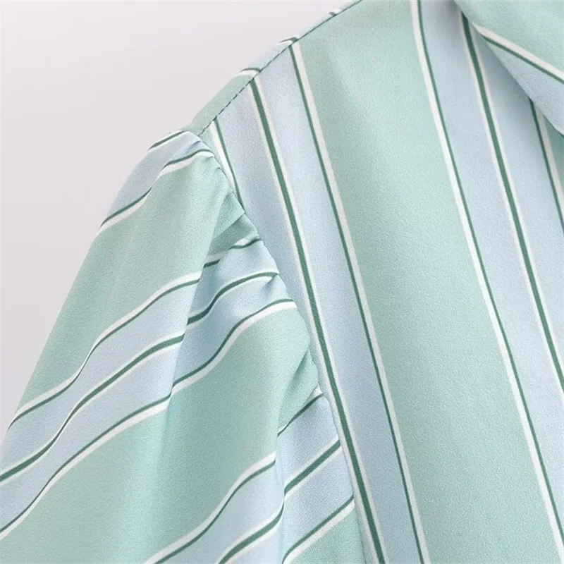 Новинка 2024 женская блузка KEYANKETIAN со шнуровкой и оборками в несколько рядов с