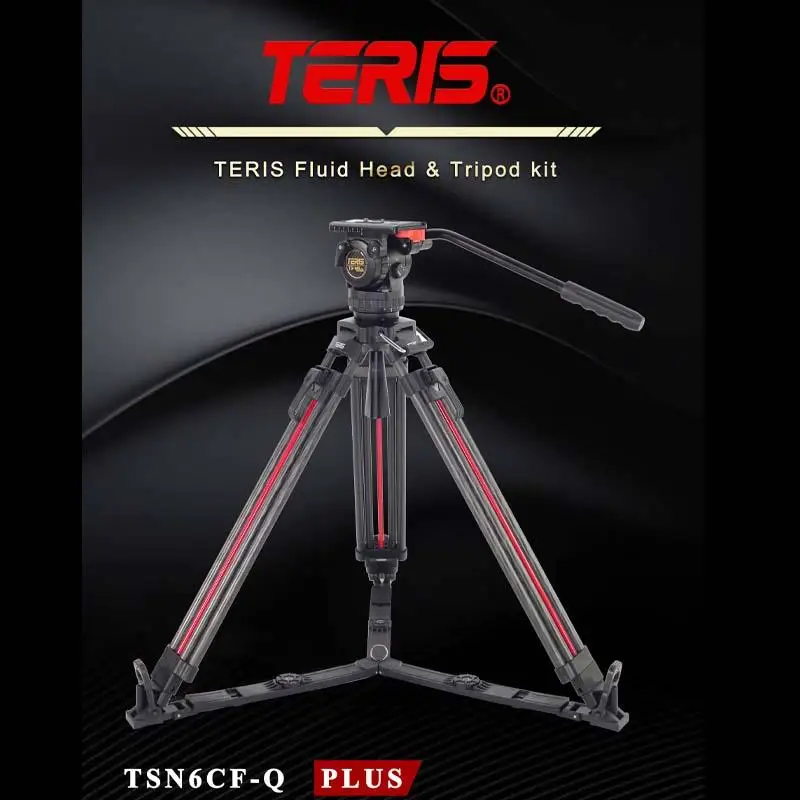 TERIS TSN6CF-Q PLUS Комплект штатива для камеры из углеродного волокна с нагрузкой