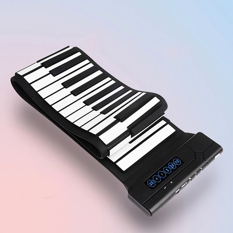 

88 Key Rolled Up Piano Keyboard Professional Portable Folding Electronic Piano Music Instrument Teclado Piano Music Supplies