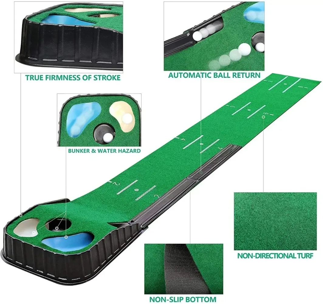 PGM Golf Крытый коврик для гольфа Тренажер клюшки Зеленый ковер Тренировочный набор
