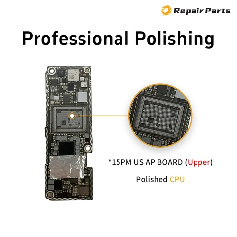 Материнская плата CUT с ЧПУ для iPhone 15 15 Pro Max, материнская плата сигнала, полированная плата AP Up, процессор, RF Baseband, нижняя версия США, ЕС, без платы Nand