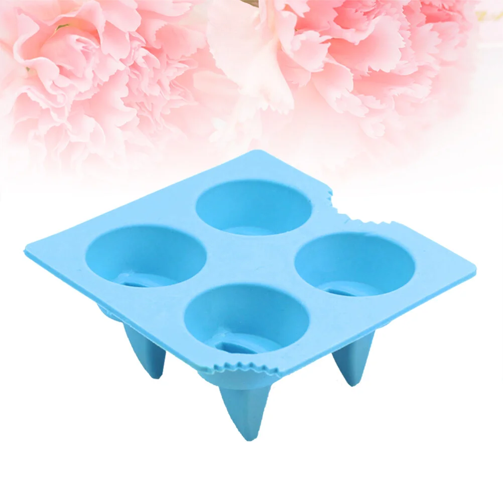 

1pc Shark Fin Ice Grid Ice Mold Creative Novel Ice Making Mold for Home (Blue)