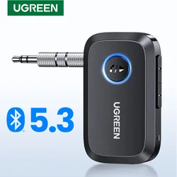 Блютус-Адаптер Ugreen (3.5 мм, bluetooth 5.3, 300 mAh) за 1313 руб, 2 кабеля в подарок