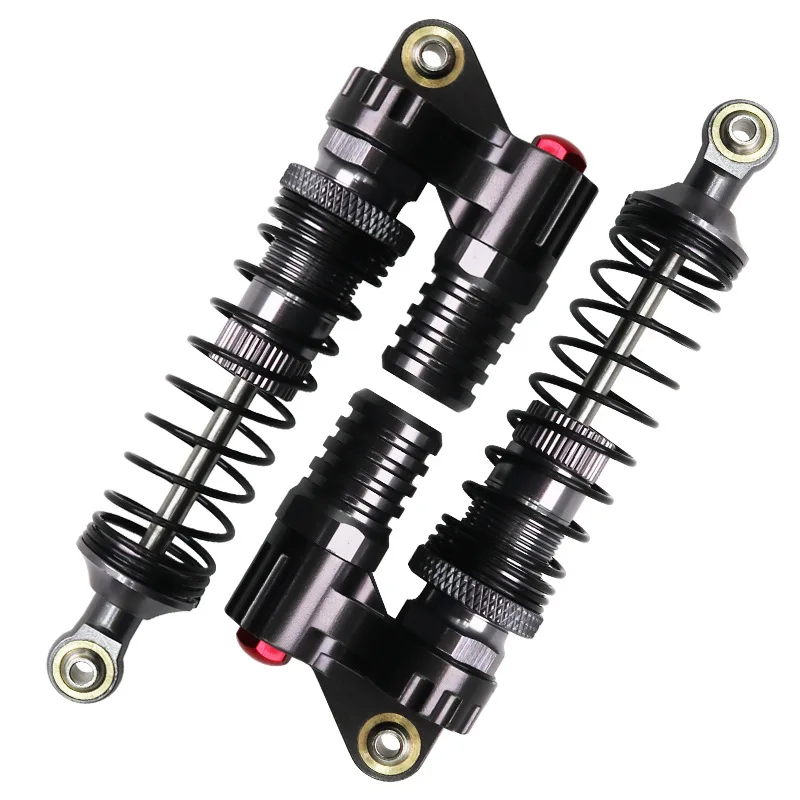 4 шт. цельнометаллический RC Piggyback амортизатор отверстие до отверстия 90 мм для 1/10