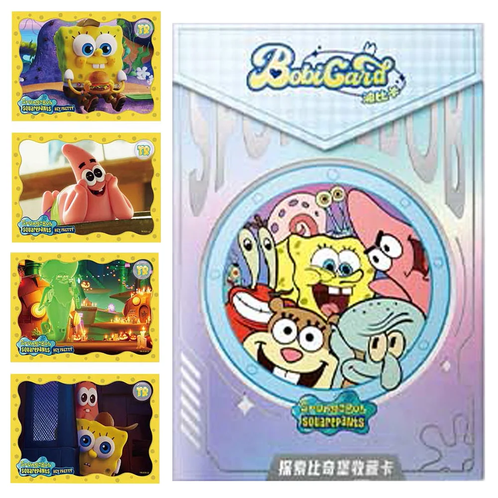 Коллекционная карточка Губка Боб Квадратные Штаны для детей Гари Улитка Патрик