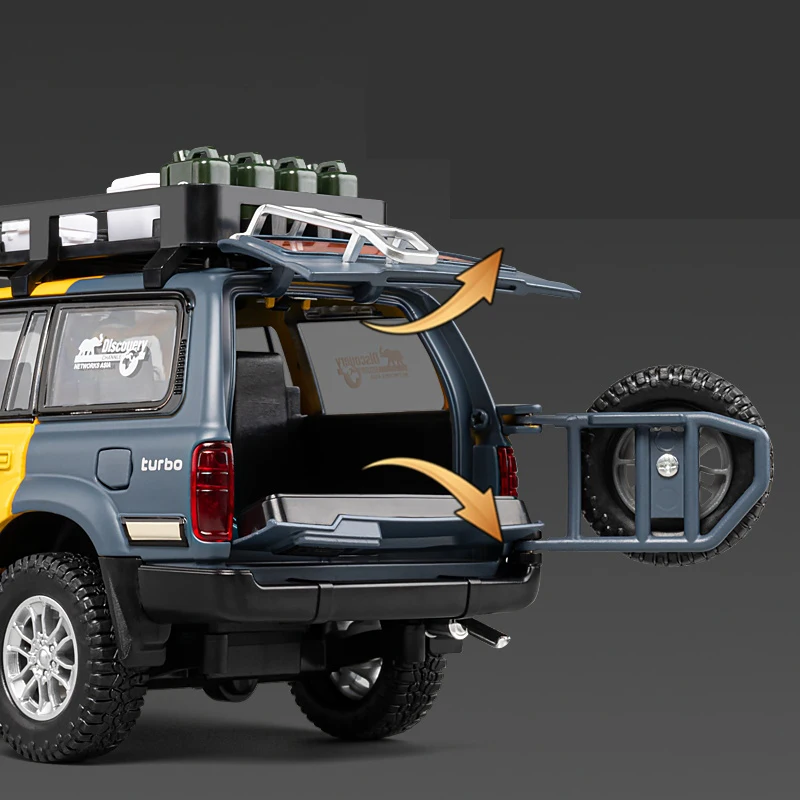 1:24 Land Cruiser LC80 SUV Внедорожник Литая под давлением модель автомобиля Игрушки из