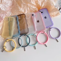 candy color clear phone case for iphone 13 12 11 pro max x xr xs max 7 8 plus se2020 camera protection soft tpu back cover