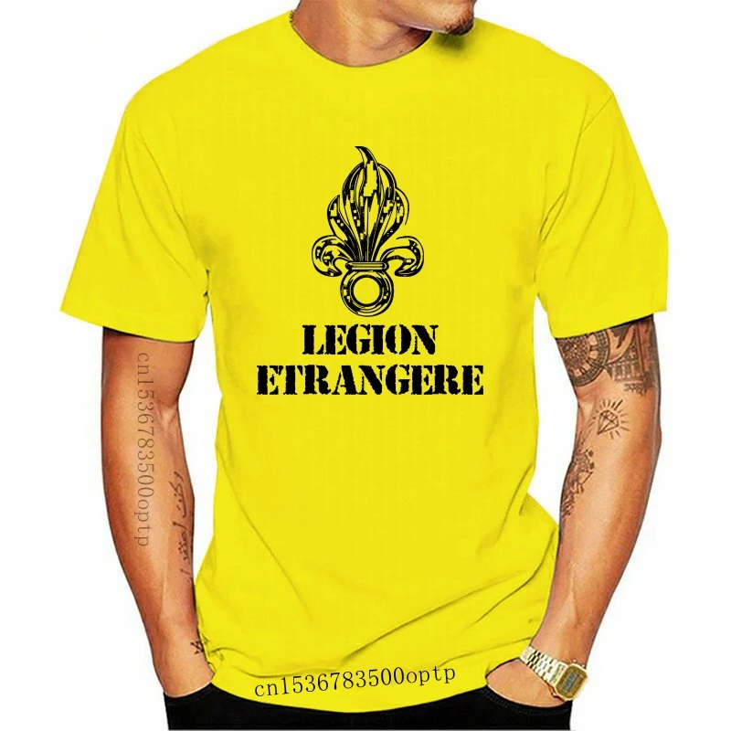 

Mens Clothes New Fashion Cotton T-shirt LEGION FOREIGN Army France Foreign Legion War Soldiers Infantry Infant
