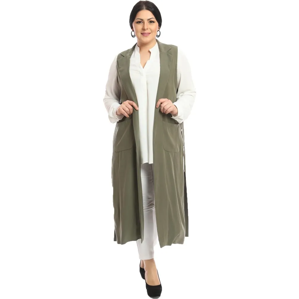 

Женский жилет с застежкой по бокам Dorlie P5106