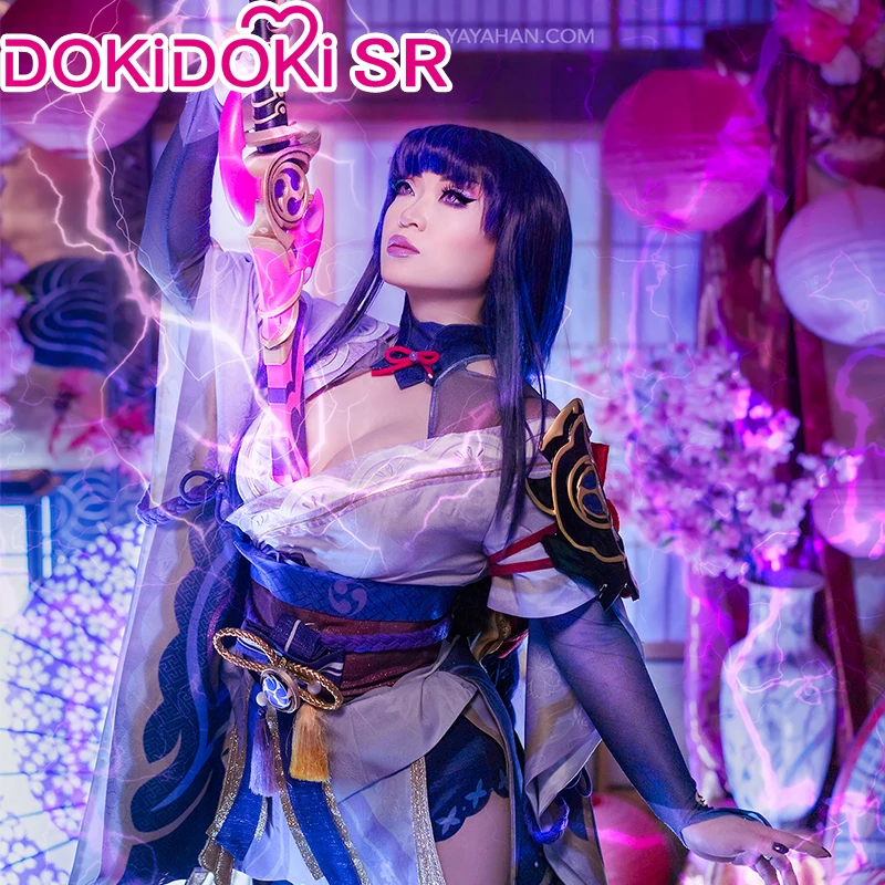 

В наличии Raiden Shogun Baal косплей игры Genshin Impact Косплей DokiDoki-SR Shogun Baal костюм Raiden Ei христовая масса