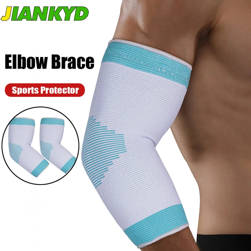 

Elbow Brace Compression Support Sleeve for Tendonitis, Tennis and Golfers Elbow Treatment, Arthritis, Workouts, Weightlifting