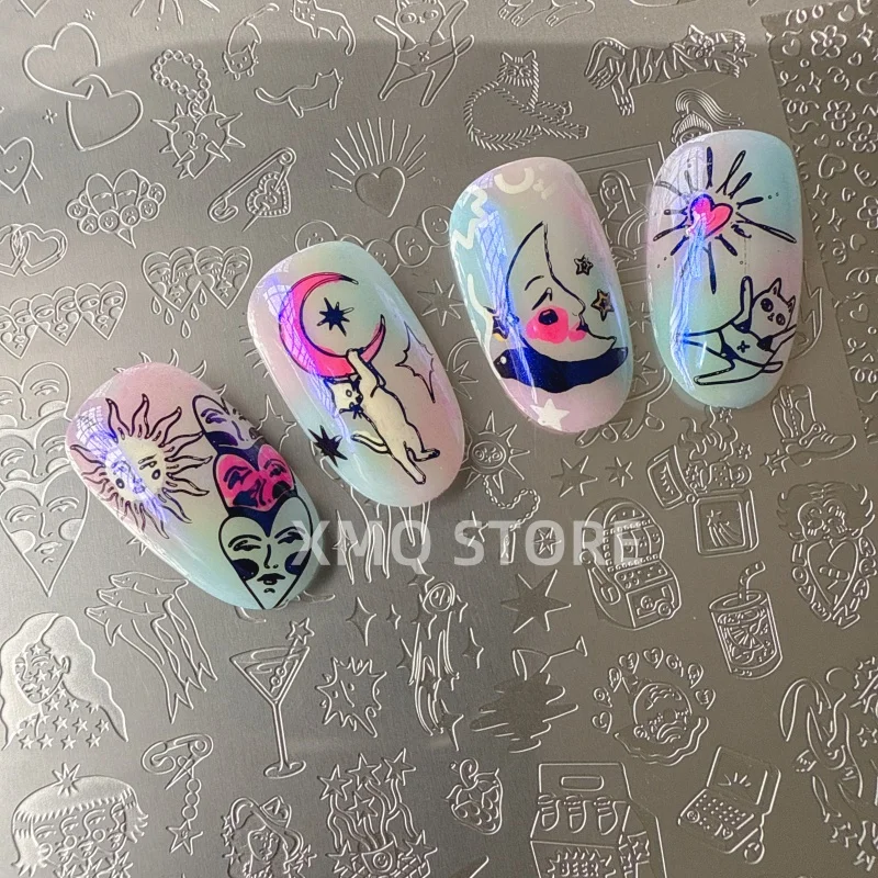 Фото XMQ NAIL ART СТИМПИРУЮЩИЕ ПЛАТКИ МИЛЫЕ ДИЗАЙНЫ ТЕМПЕРАТЫ ДИВЧАТКИ IMGAEPLTES №3