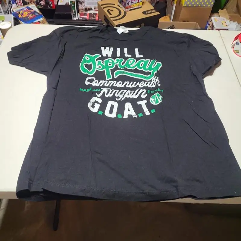 Фото Мужская футболка AEW Will Ospreay GOAT Commonwealth Kingpin XXL 2XL, ящик для борьбы №1