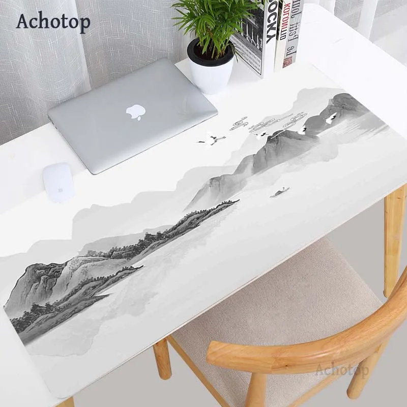 

Китайский коврик для мыши, офисный коврик для компьютерного стола, большой игровой коврик для клавиатуры, ноутбука, Нескользящие коврики, к...