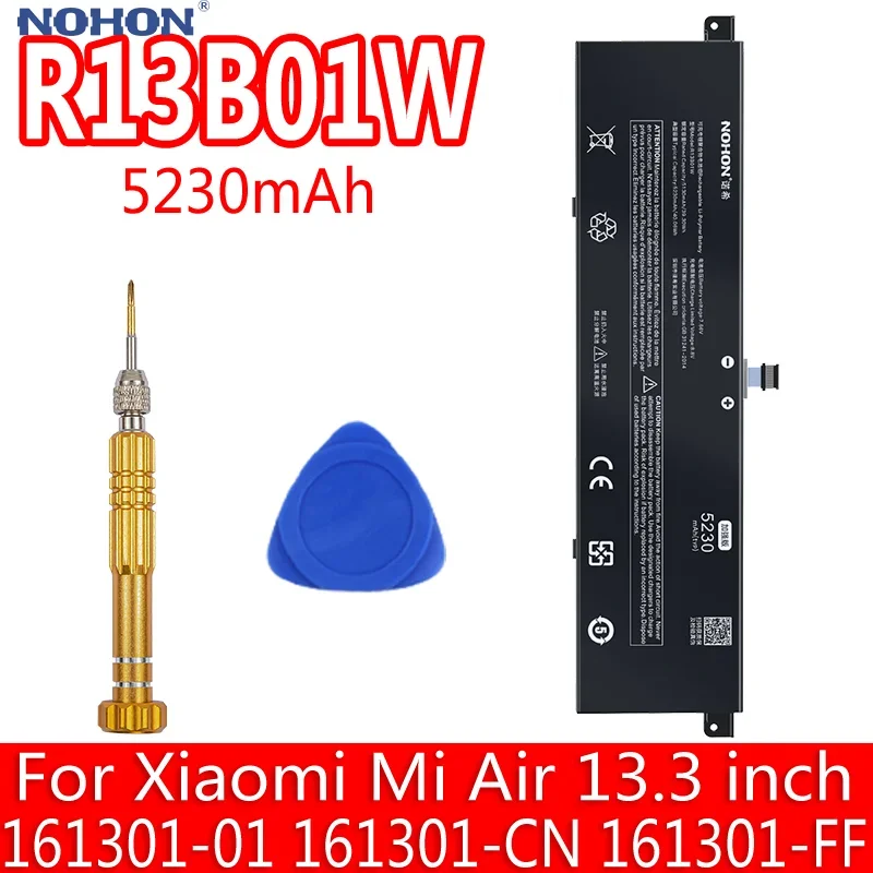 NOHON R13B01W для ноутбука Xiaomi Mi Air 13 3 дюйма R13B02W 161301 -01 -CN -FF 5230 мАч Аккумуляторы
