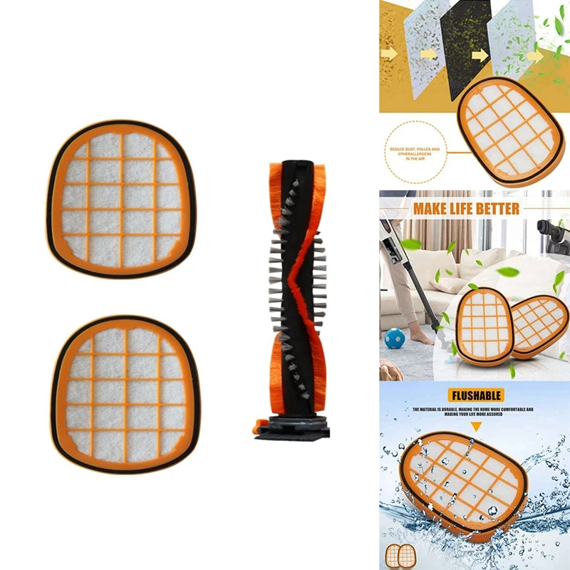 

Roller Brush HEPA Filter For FC6822 FC6823 FC6827 FC6908 FC6906 FC6904 Vacuum Cleaner Replacement Parts