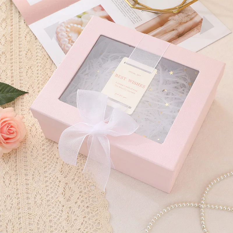 With Bag Wedding Baby Welcome Party Birthday Party Valentine's Day Gift Beautifully Wrapped Gift Box