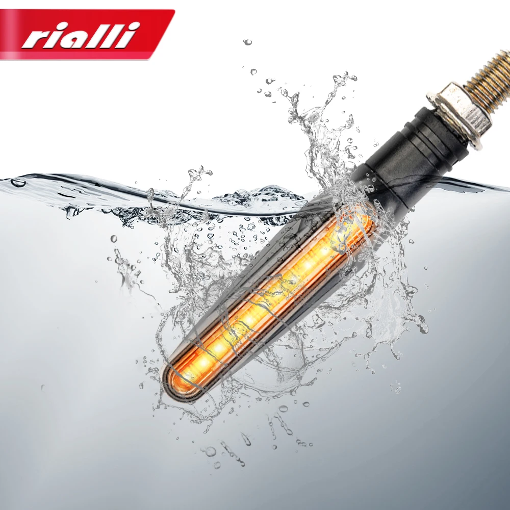 2 шт./4 шт. универсальный светодиодный указатель поворота для мотоцикла 12 В IP68