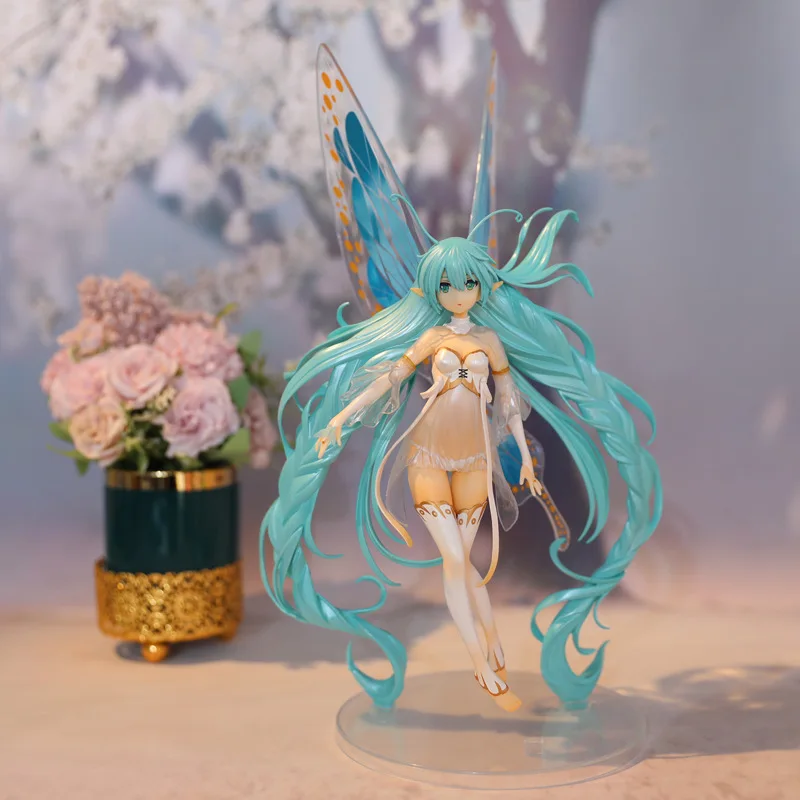 

Фигурка героя аниме Hatsune Miku, 32 см, в виде бабочки