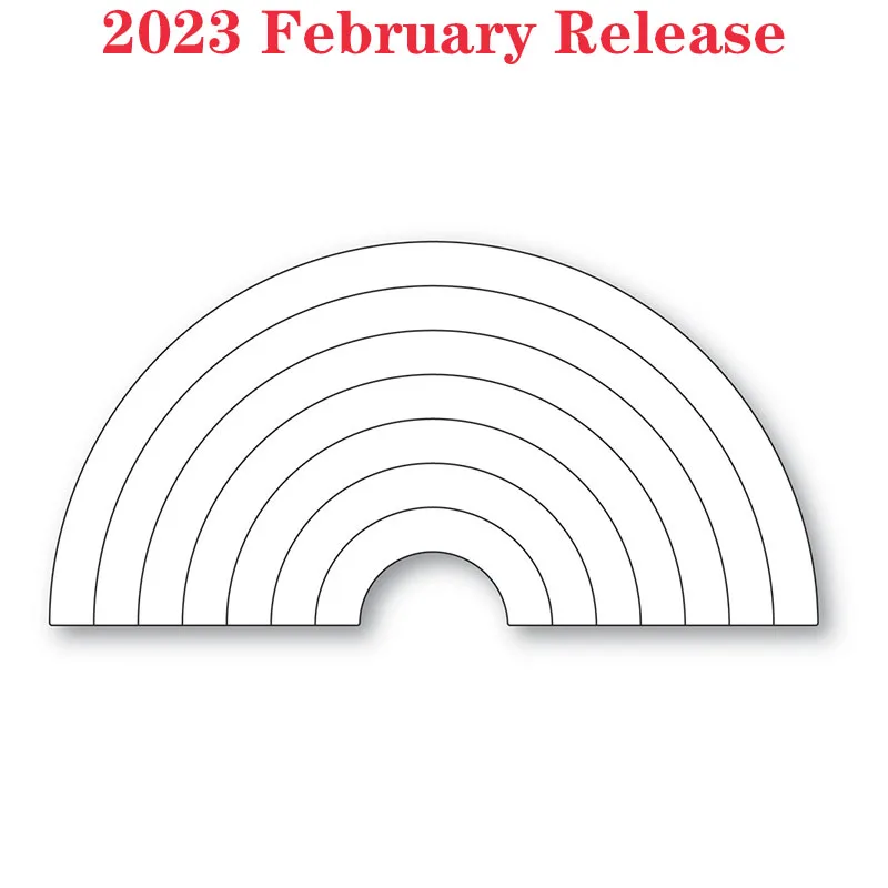 

Rainbow Arch февраль 2023 выпуск металлические Вырубные штампы «сделай сам» Скрапбукинг Фотоальбом декоративное тиснение бумажные изделия