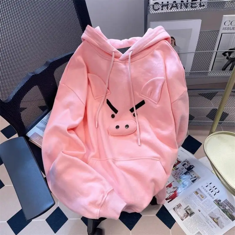 

Cartoon Cute Hoodie Animation Gg Bond Fashion Thick Hooded Kawaii Long Sleeve Creative Coat Clothes Birthday Gift