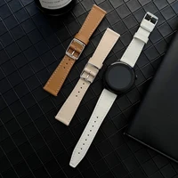 22mm leather strap for samsung galaxy watch 3huawei watch 3gt3 sports bracelet wristband correa for amazfit gtrstratos belt