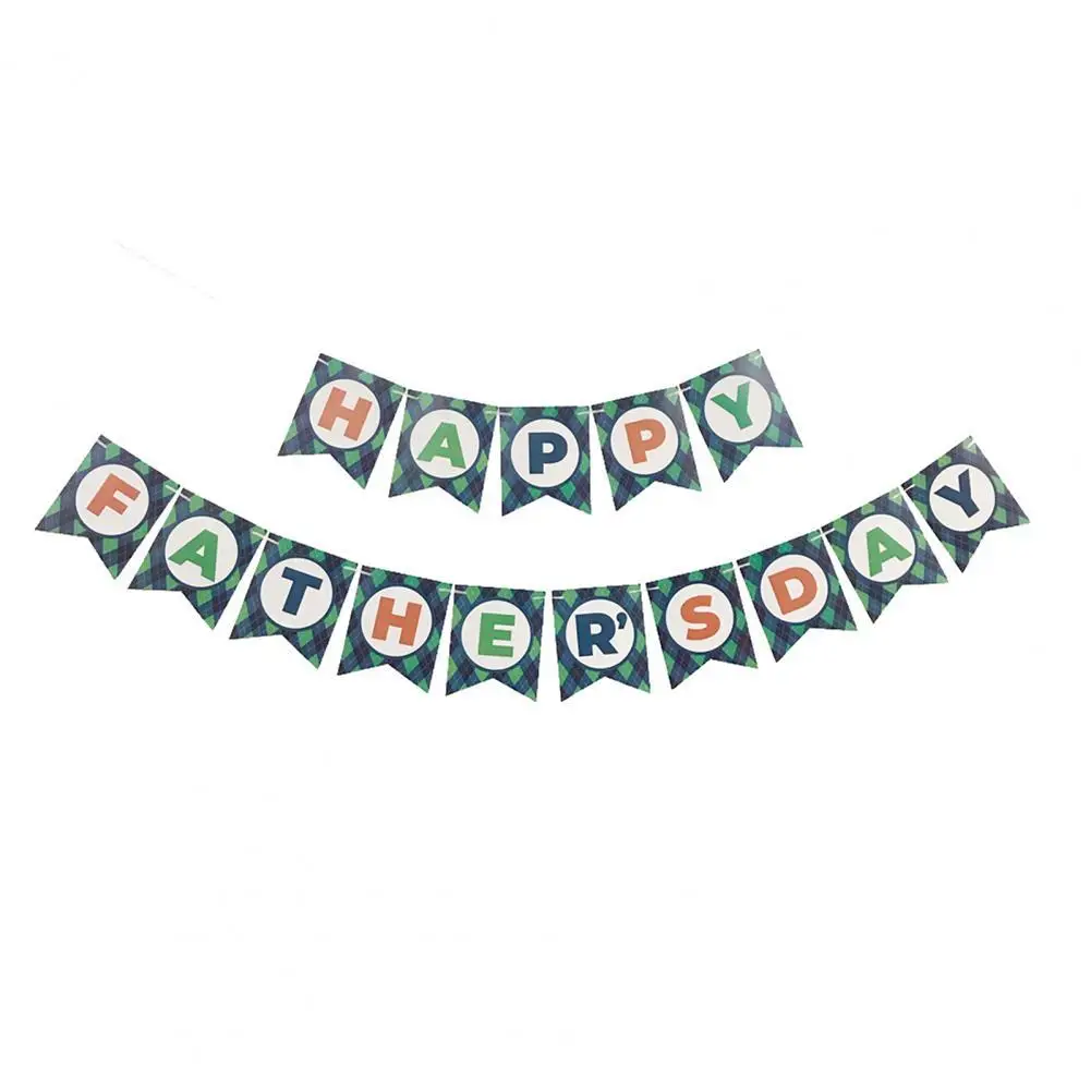 

Creative Festive Touch Lightweight Add Ambience Festival Banner for Family Fathers Day Pull Flag Bunting Banner