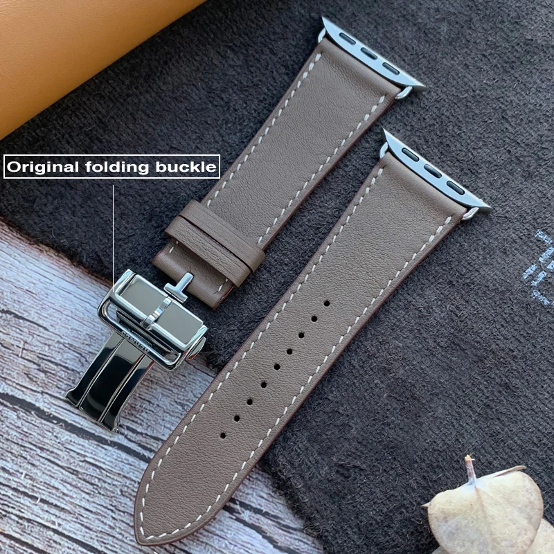 Official website Same authentic Apple Watch Strap 38mm 40mm 41mm 42mm 44mm 45mm 49mm Hand stitched strap iwatch8 7 6 5 4 3 2 1se