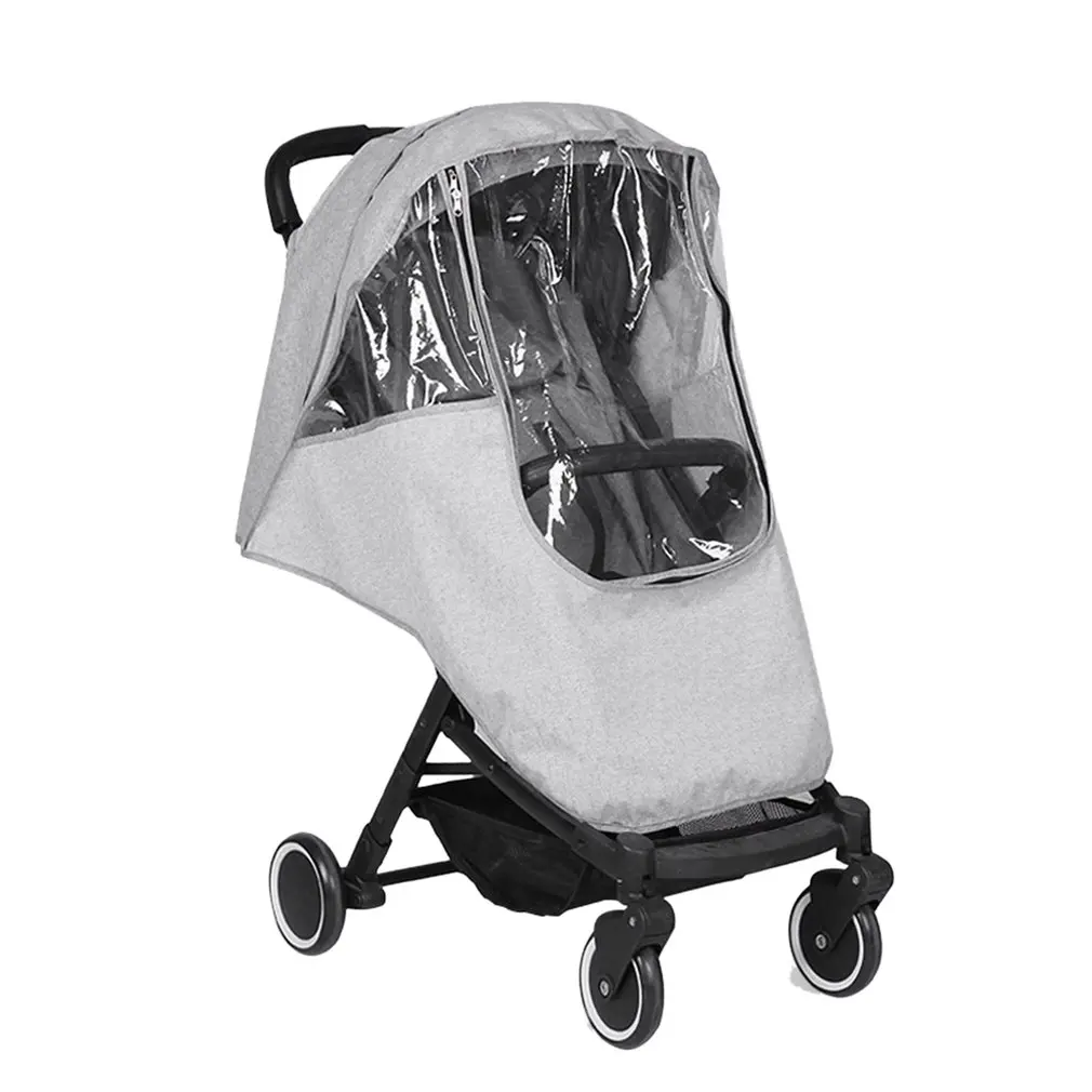 

Universal Baby Carriage Rain Cover Cart Windshield Baby Stroller Umbrella Car Rain Cover Warm Cover Children'S Raincoat