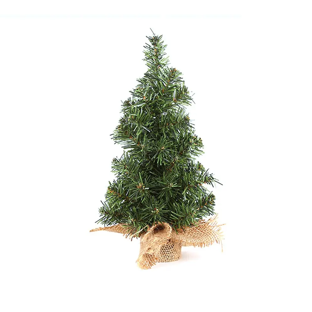 Christmas Tree 20Cm Green 30Cm Mini Burlap Day Shopping Mall Window Desktop Decoration | Дом и сад