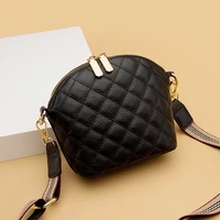 casual diamond lattice bucket crossbody bags fashion designer handbags for women genuine leather vintage shoulder messenger bag