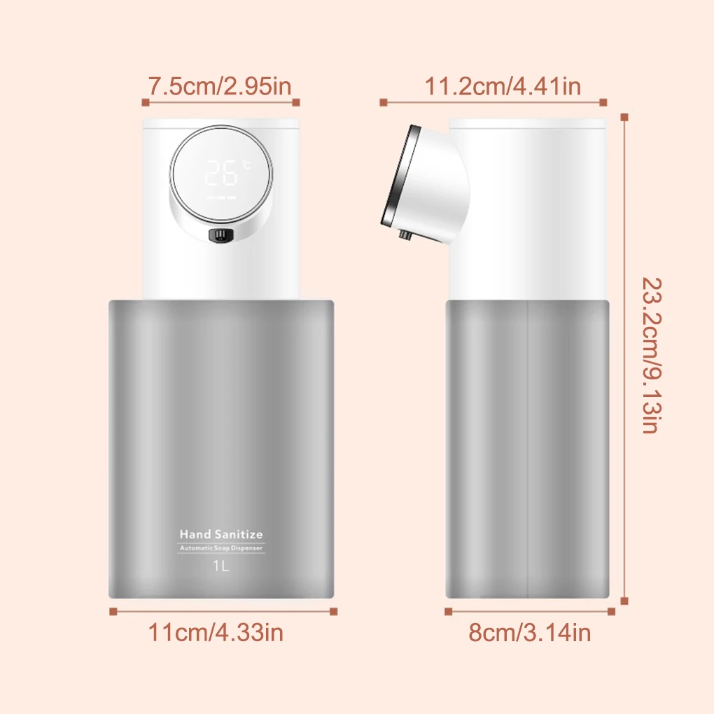 

Automatic Mist Dispenser Wall Mount Refillable Hand Sensor Pump Machine Bathroom Touchless Sprayer Restaurant Supplies