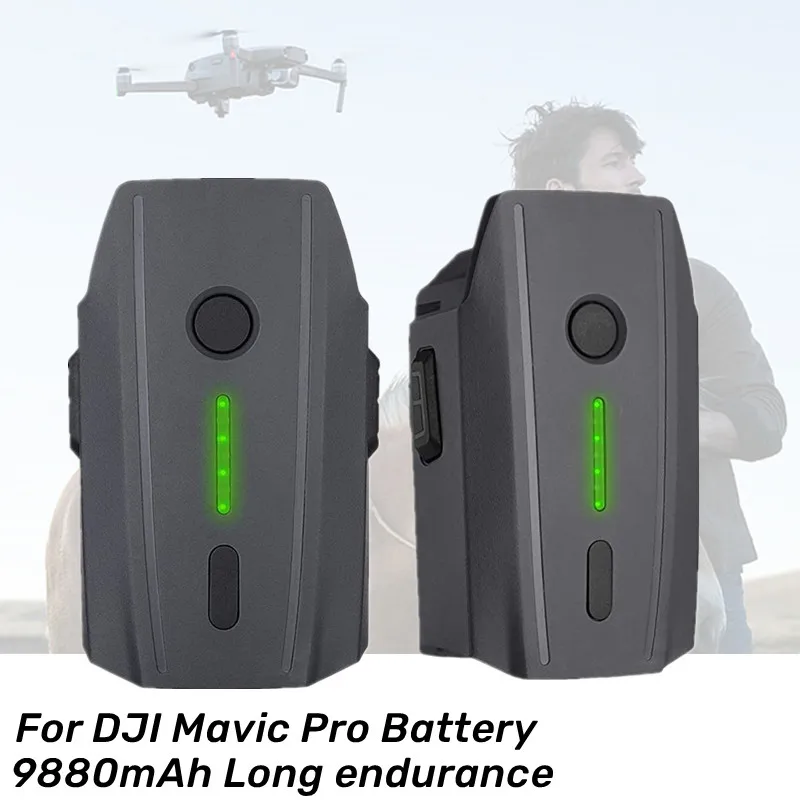 

9880mAh Li-Polymer replacement battery (11.4 V) for DJI Mavic Pro (not suitable for DJI Mavic 2 Pro and DJI Mavic 2 Zoom)