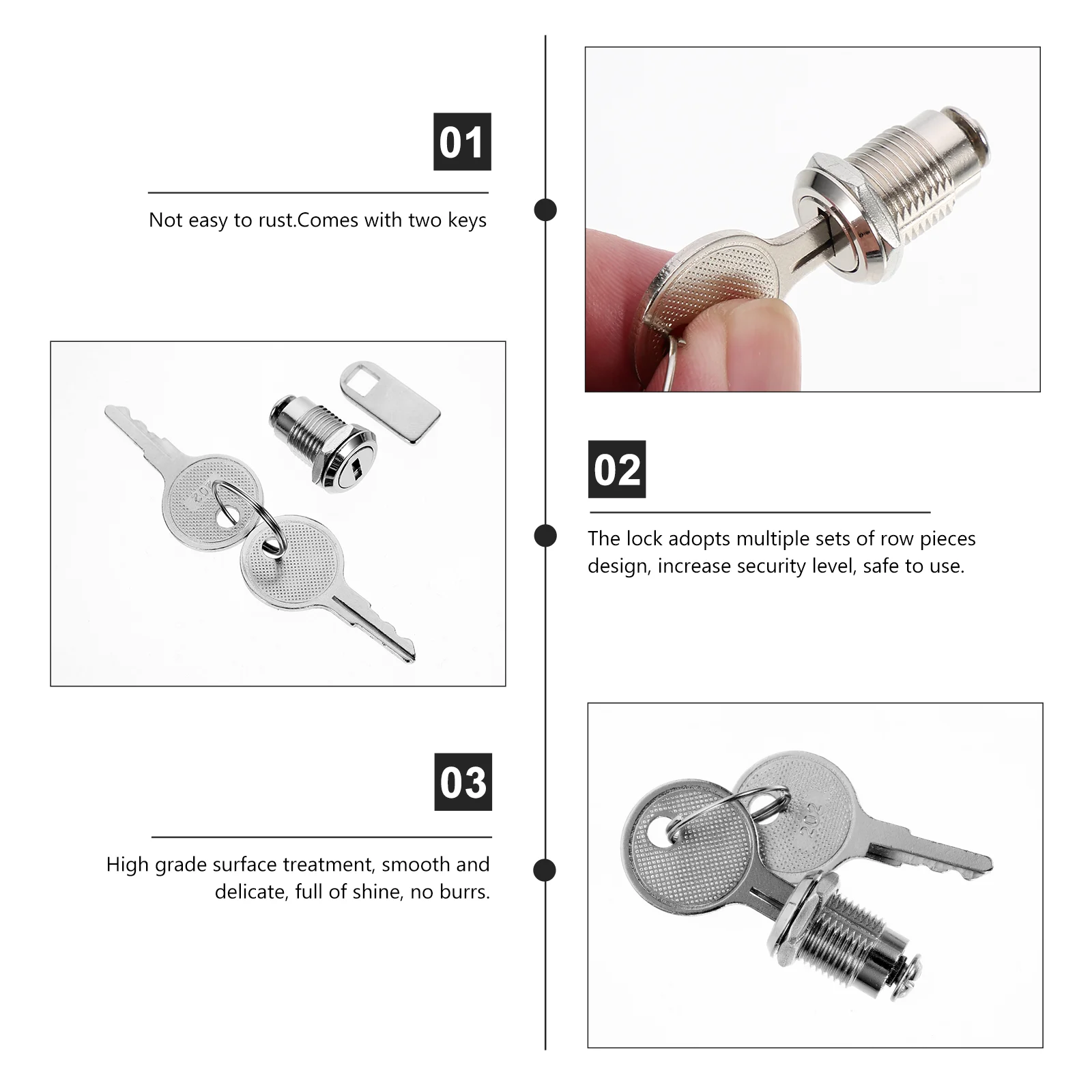 2 комплекта замков для шкафа с кулачковым замком и ключами отделение автофургона