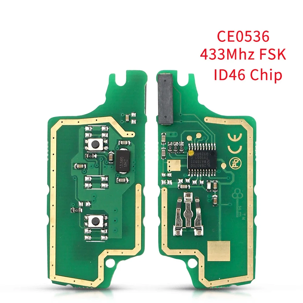 Ключ дистанционного управления KEYYOU для Peugeot 207 408 307 308 Citroen C2 C3 C4 Picasso с функцией