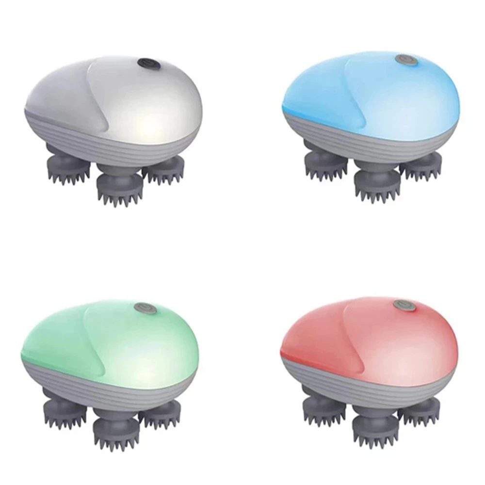 

Electric Head Massager Scalp Massager Waterproof Body Massage Health Care Shoulder Neck Deep Tissue Kneading Cat Massage
